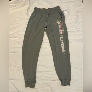 MTV Music Television Charcoal Joggers